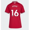 Manchester United Amad Diallo #16 Hjemmedrakt Kvinner 2026-27 Kortermet